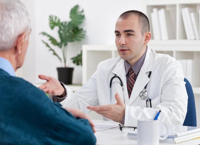 Om prostatitis te diagnosticeren, moet een man een uroloog bezoeken