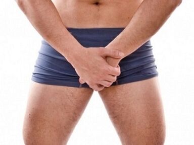Pijn in het genitale gebied en de testikels bij een niet-inflammatoire vorm van prostatitis